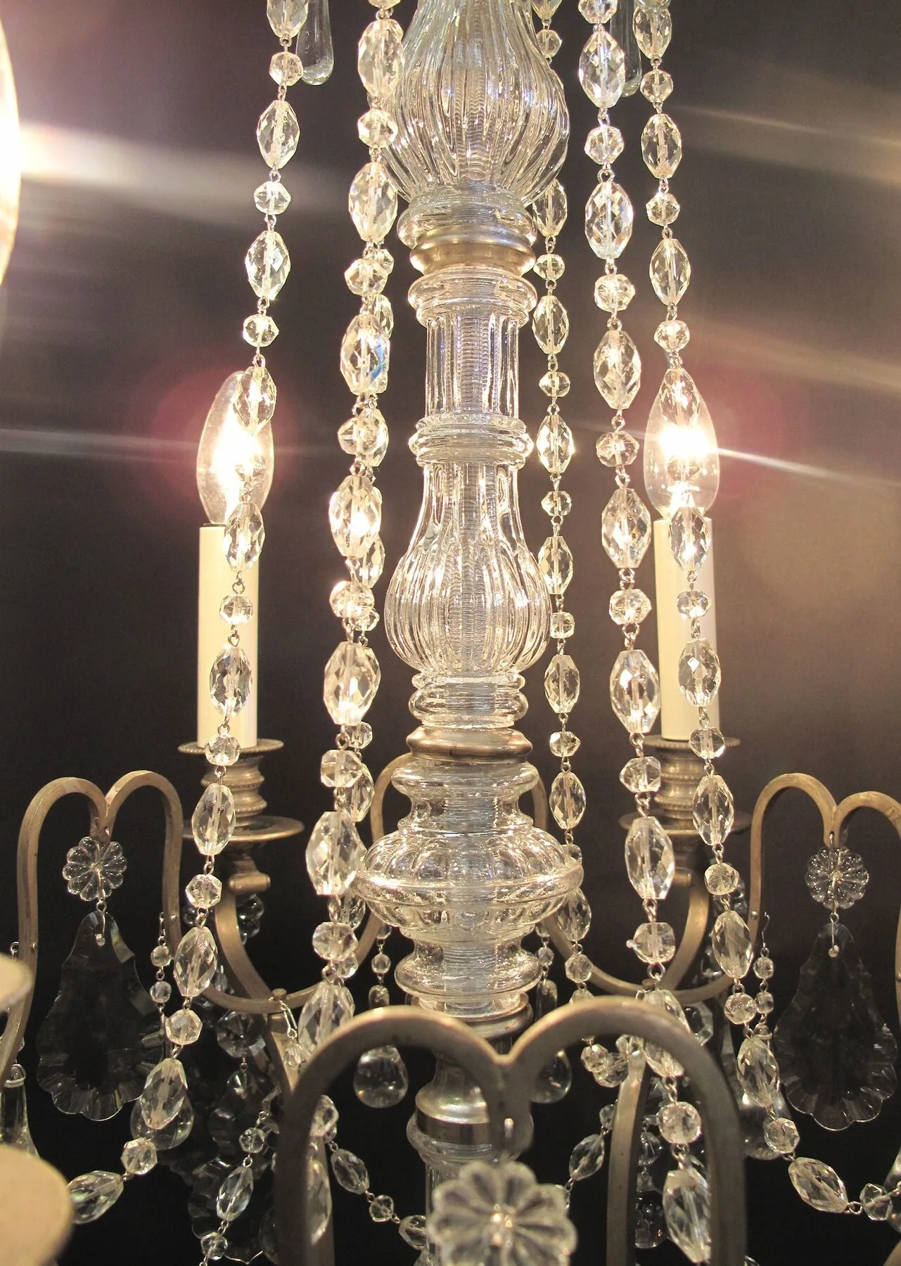 6-Arm French Chandelier, c. 1930 – view 8