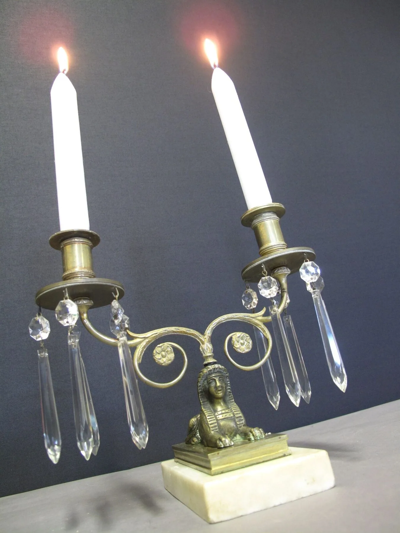 Pair of Sphinx Candelabra, c. 1820 – view 8