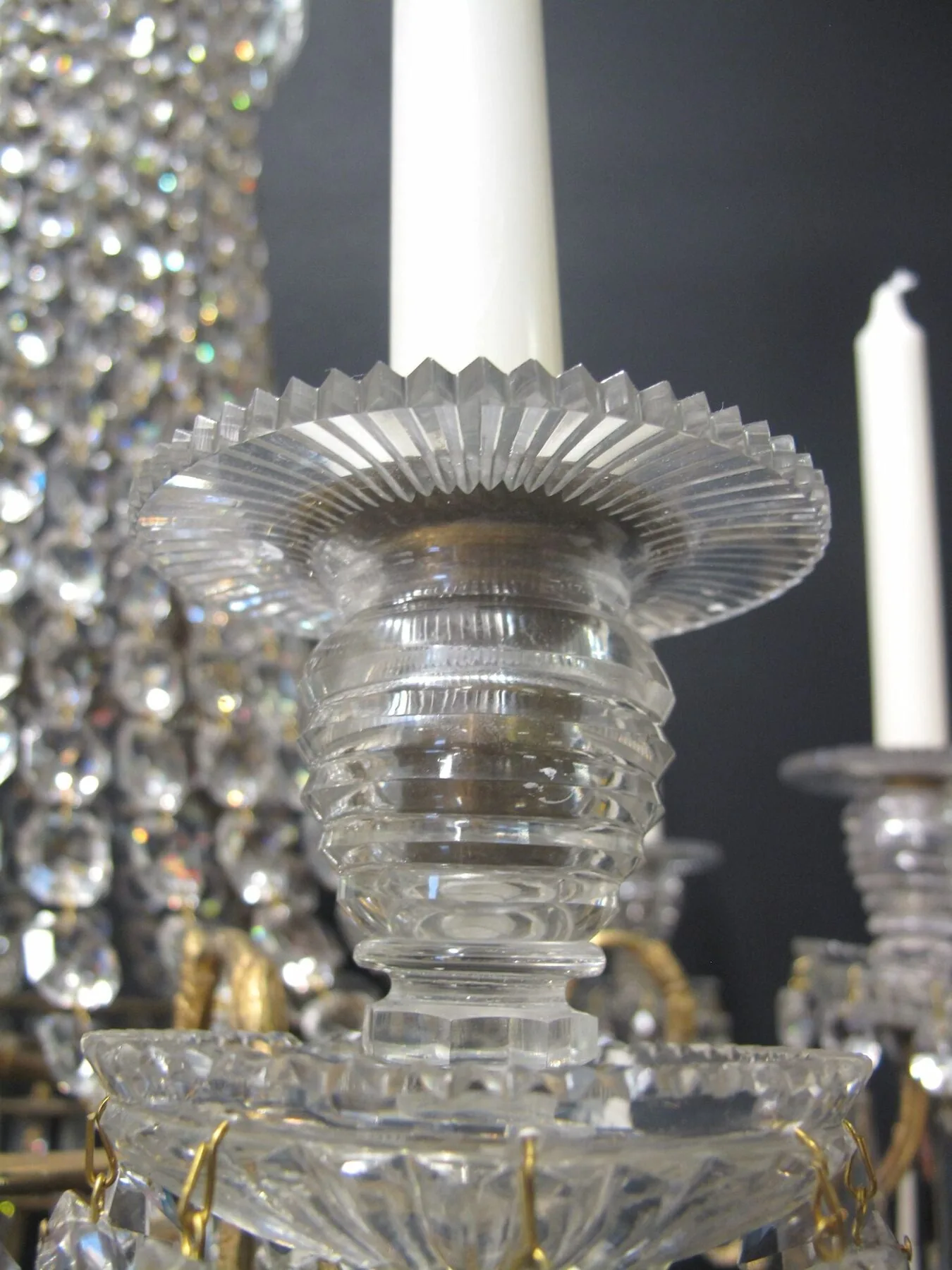 8-Arm English Regency Chandelier, c. 1820 – view 9