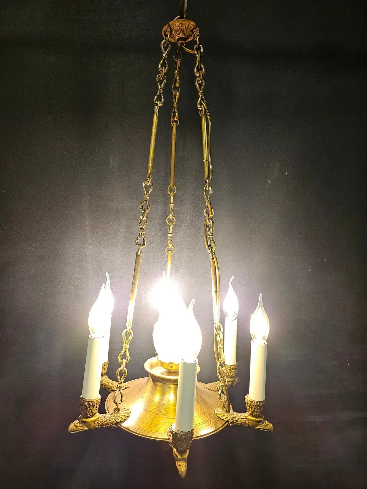 6-Arm French Empire Chandelier – view 9