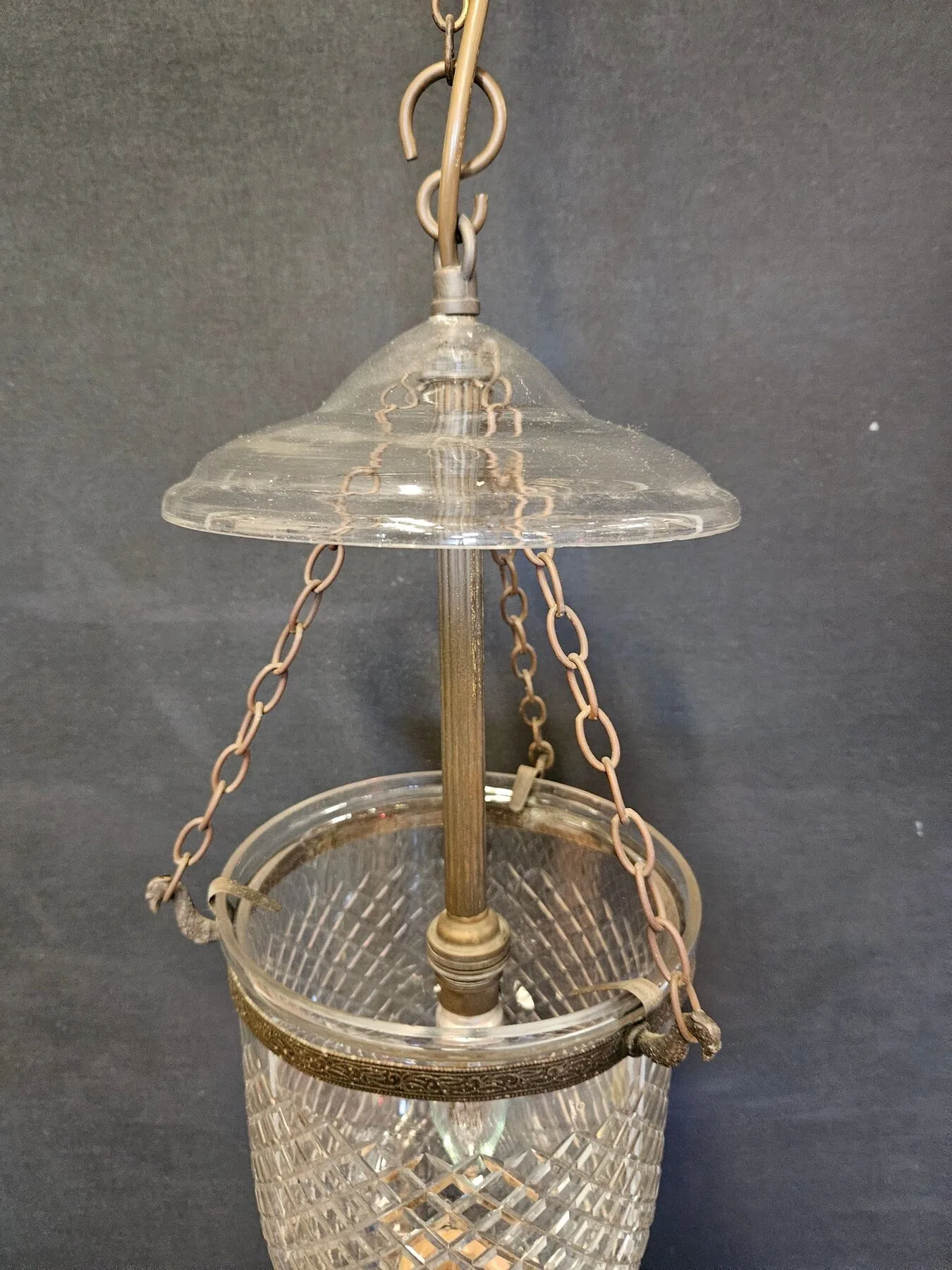 Small Cut-Glass Bell Lantern, c. 1880 – view 10