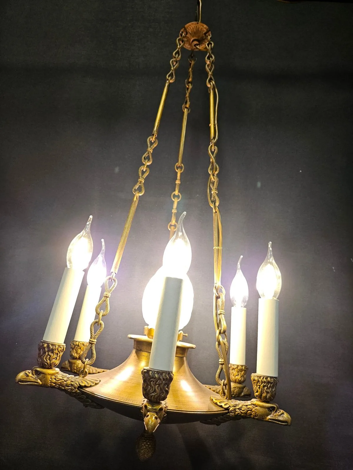 6-Arm French Empire Chandelier – view 10