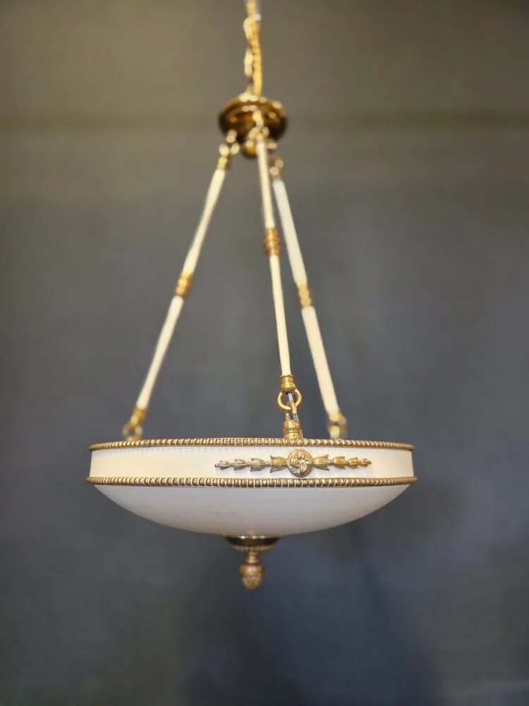 Pair of Empire-Style Chandeliers, c. 1930 – view 6