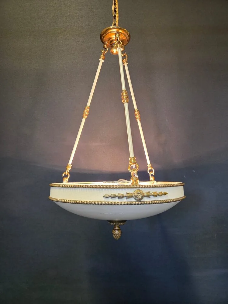 Pair of Empire-Style Chandeliers, c. 1930 – view 7