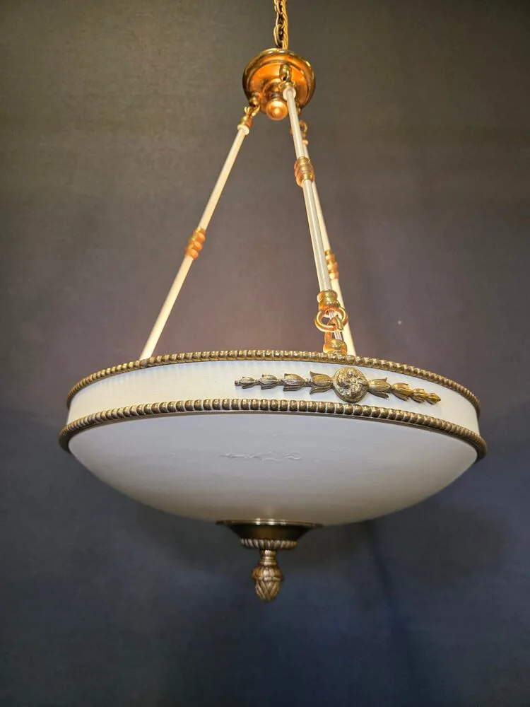 Pair of Empire-Style Chandeliers, c. 1930 – view 8