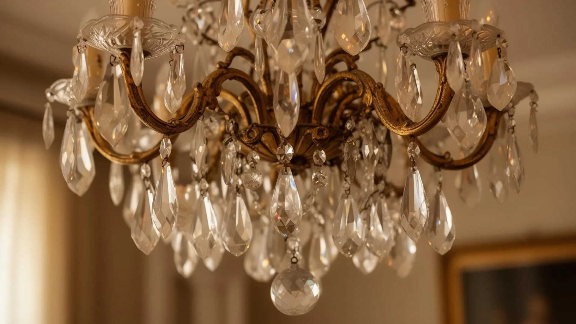 Antique chandelier detail — G&P Cohn client comments