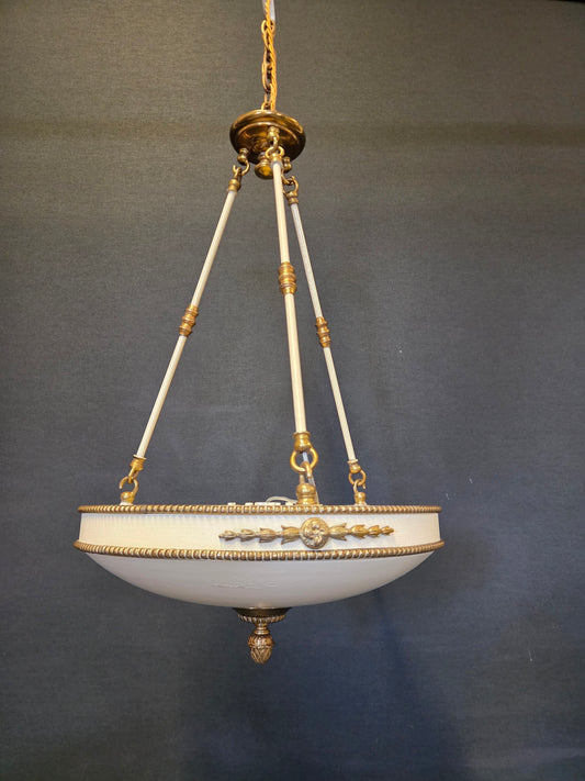 Pair Of Empire-Style Chandeliers, CA. 1930