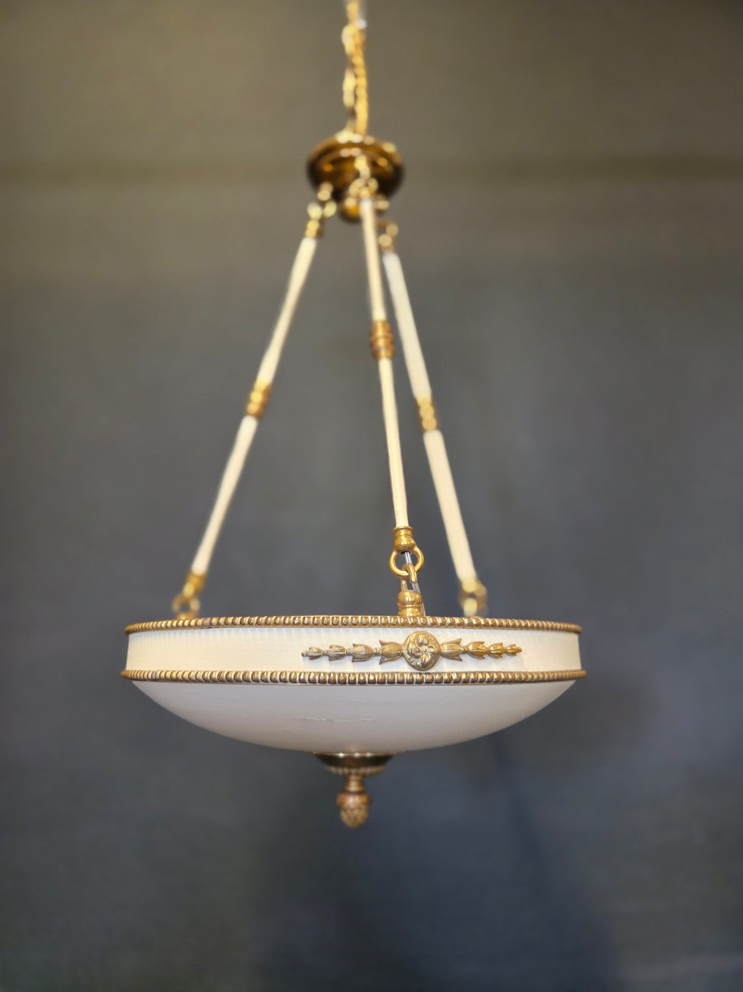 Pair Of Empire-Style Chandeliers, CA. 1930