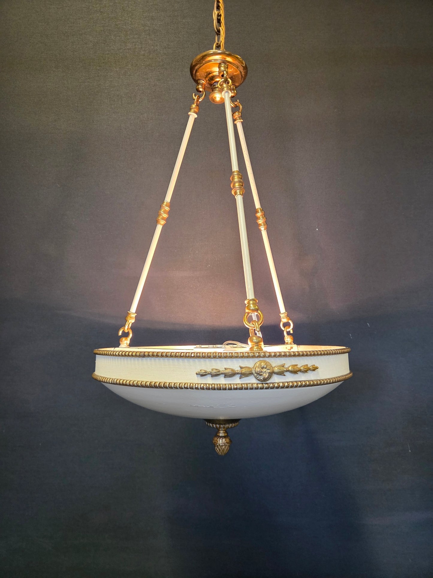 Pair Of Empire-Style Chandeliers, CA. 1930