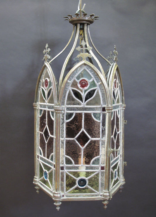Large Hexagonal Gothic Lantern, CA. 1830