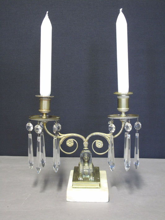 front view of candelabrum