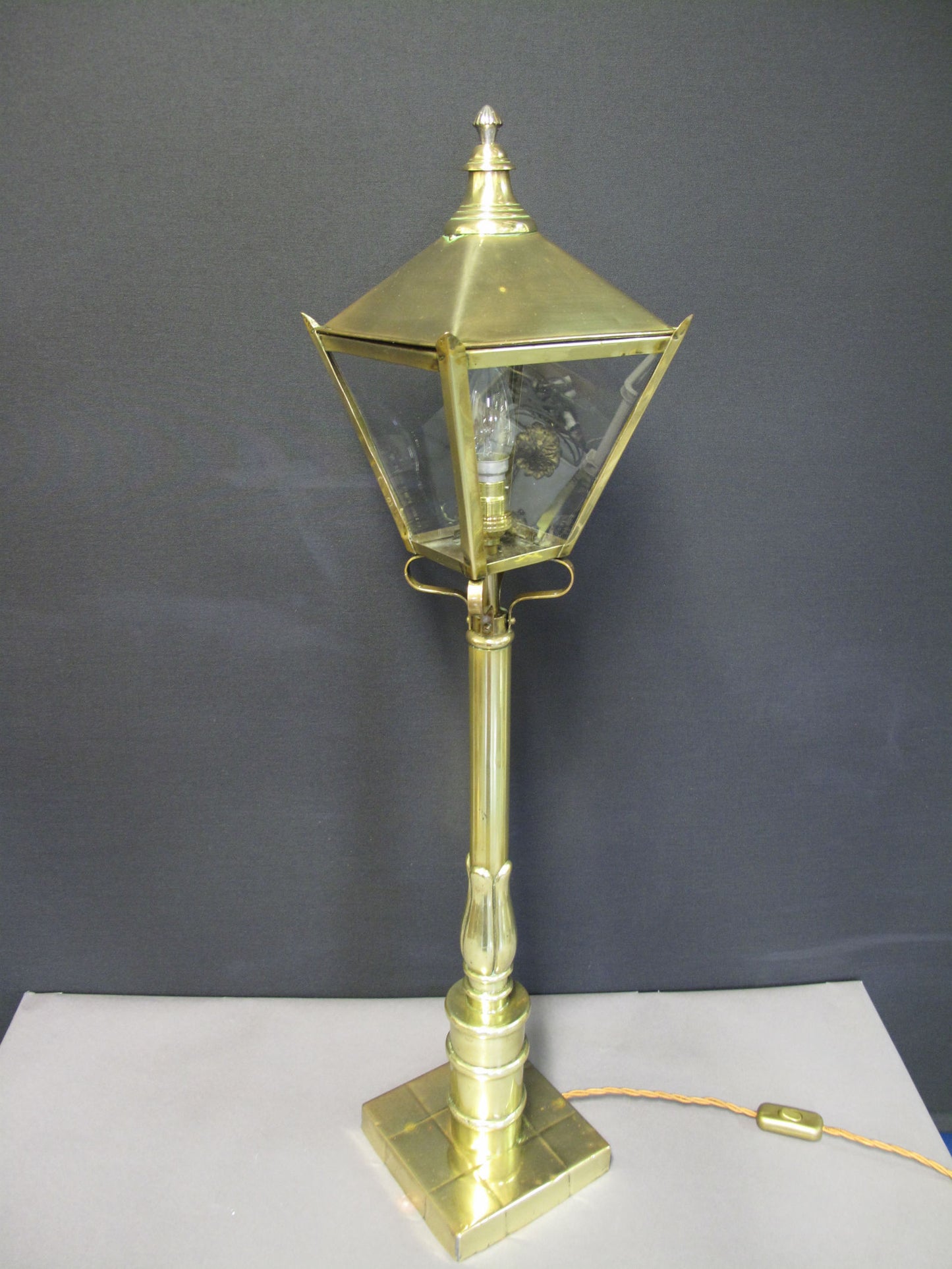 Column Floor Or Table Lamp, CA. 1930