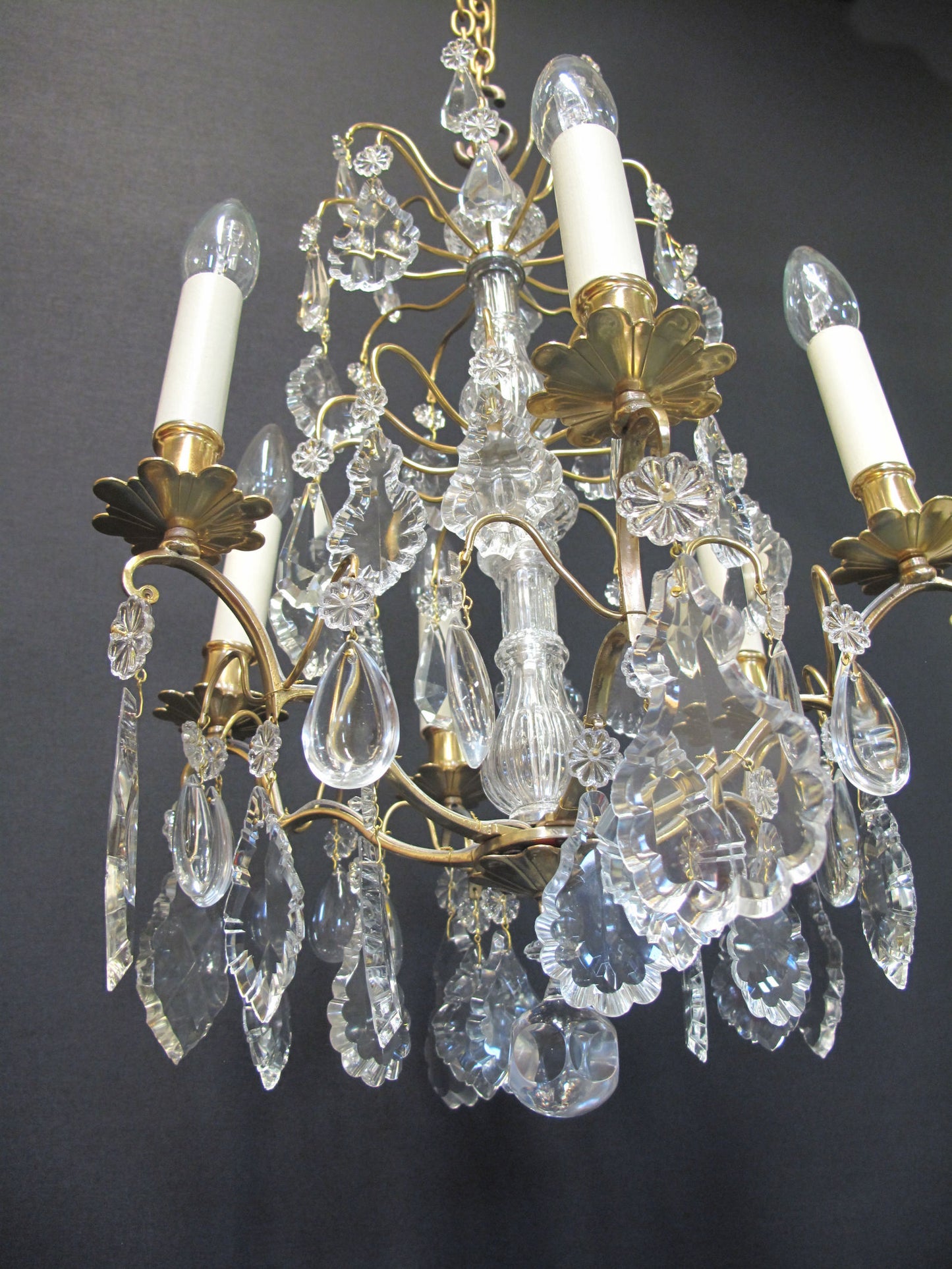 6-Arm French Chandelier, CA. 1910