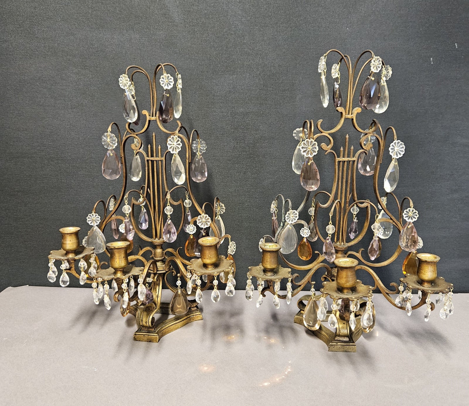 view of both candelabra